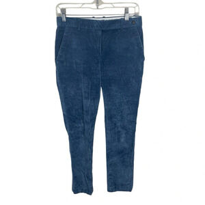 Theory women’s slim blue corduroy trouser career pants women’s size 2